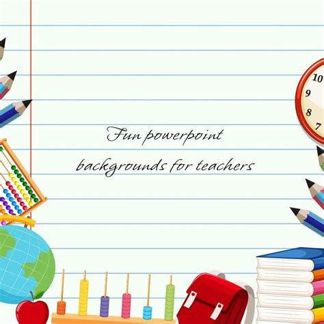 Fun Powerpoint Backgrounds For Teachers – MasterBundles