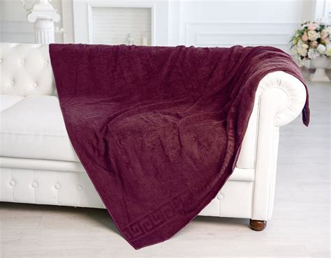 Простыня махровая 180*200 см, г/кр, 100% хлопок (Бордовый) - купить ...