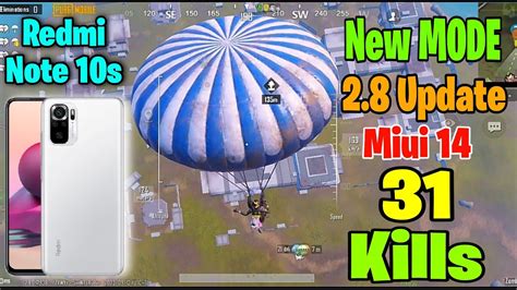 OMG REDMI NOTE 10S New 2 8 Update Pubg Test SMOOTH 60FPS Redmi Note