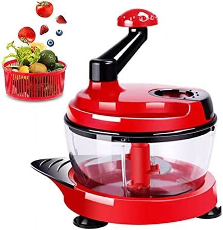 Amazon Momugs Cup Red Food Processor Manual Hand Powered Crank