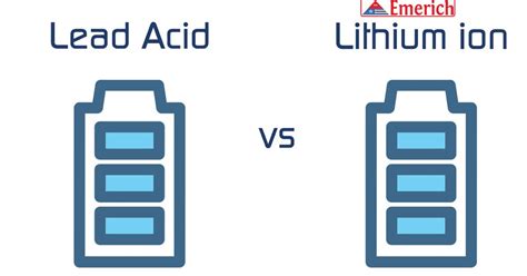 Emerich Energy Li ION Vs Lead Acid Batteries Which Is Best For Your