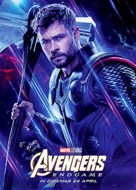 Thor Odinson Avengers Endgame 2019 Character Posters Avengers