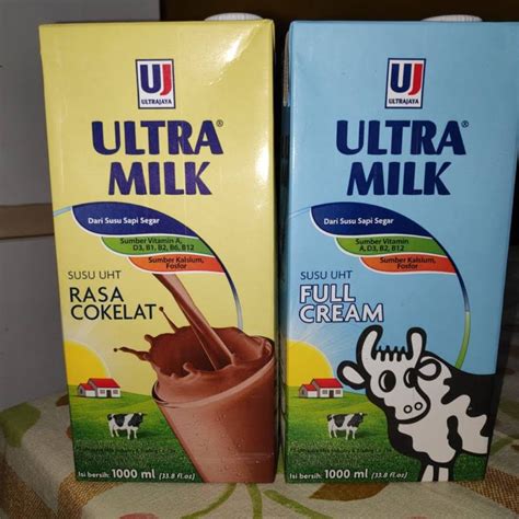 Jual Eceran Ultra Milk Susu Ultra Milk Kemasan Kotak 1 Liter Susu