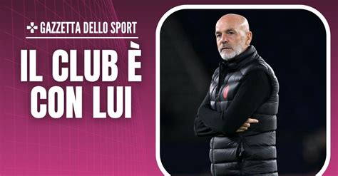 Milan Fiducia A Pioli Tanti Dubbi Tattici Ma Ora Testa A Napoli