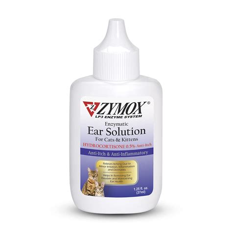 Zymox® Hydrocortisone Pet Ear Solution Dog Ear Eye Care