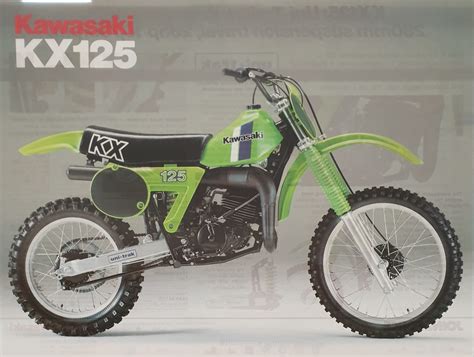 1981 Kawasaki Kx125 Sales Brochure Zpower Australia