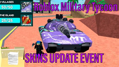 ROBLOX MILITARY TYCOON SKINS UPDATE EVENT YouTube