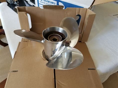 Sold Suzuki Outboard Prop Stainless Steel Propeller X X C