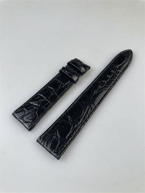 Rolex Genuine Crocodile Black Leather Watch Strap Kaufen Auf