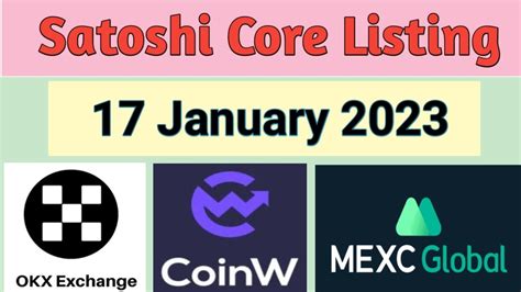 Satoshi Core Listing On Mexc Okx Exchanger Satoshi Core New Update