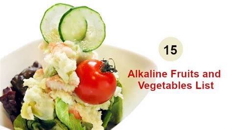 15 Fresh Alkaline Fruits and Vegetables List to Include in your Diet