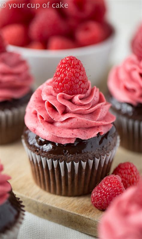 Chocolate Raspberry Cupcakes Your Cup Of Cake Bloglovin