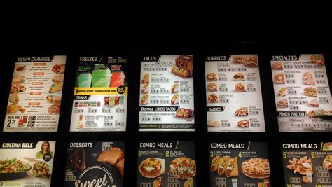 Old Taco Bell Menu