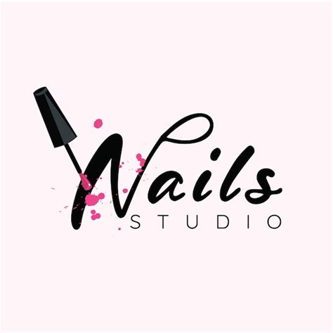 Premium Vector Vecteur Gratuit De Logo Nails Art Studio