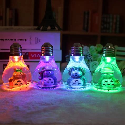 Led Colorful Light Lighting Creative Cute Totoro Night Light Girl Room