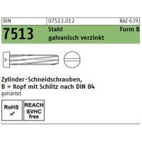 Din Schneidschrauben Form B Stahl Verzinkt X St