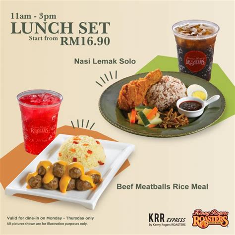 4 May 2023 Onward Kenny Rogers ROASTERS Lunch Set Promo