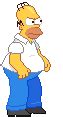 Homer Simpson The Simpsons AK1 MUGEN Community