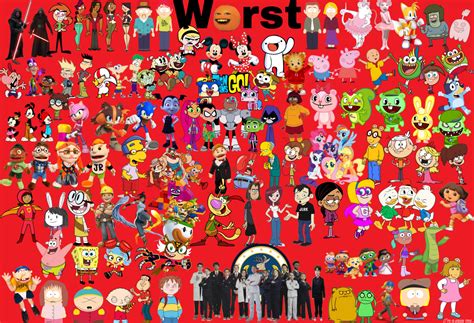 Worst Characters By Superblackyoshibros On Deviantart