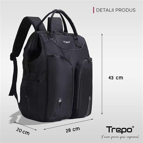 Geanta Rucsac Multifunctional Trepo Futura Pentru Mamici Copii Si