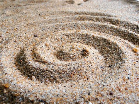 Gambar Pantai Laut Alam Batu Tekstur Spiral Gelombang Aspal