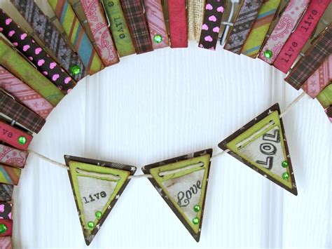 Clothespin Wreath