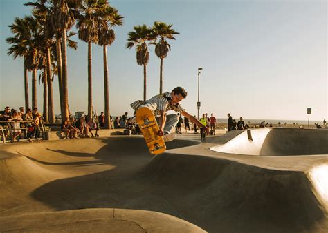 man performing  skate park  stock photo