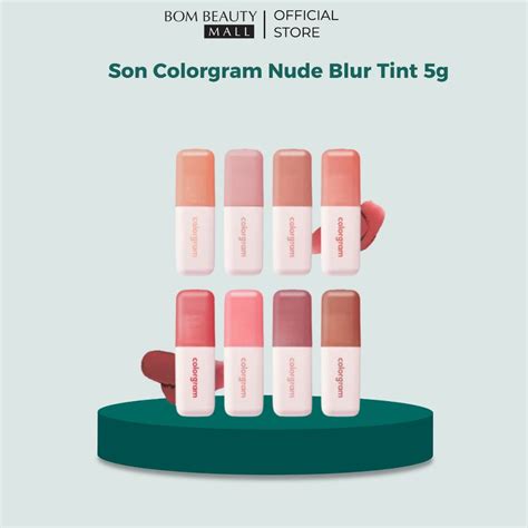 Son Colorgram Nude Blur Tint g Shopee Việt Nam