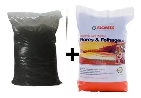 Terra Vegetal Para Plantio Kg Kg Substrato Biomix Parcelamento