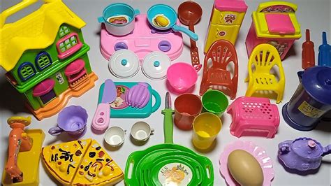 5 Minutes Diy Unboxing Mini Kitchen Set Toy Collection Mini Plastic