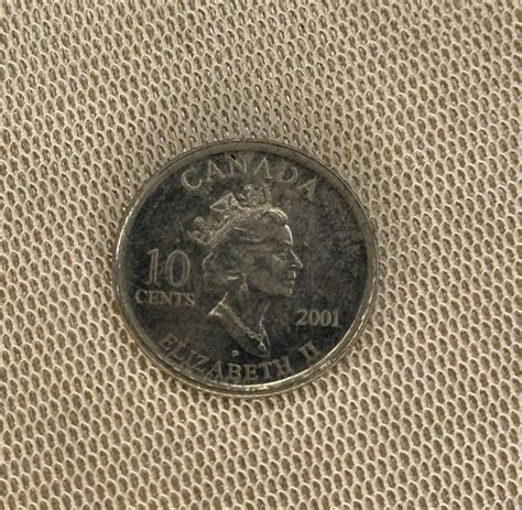 Rare Canadian Volunteer Dime Collectible Queen Elizabeth Ii