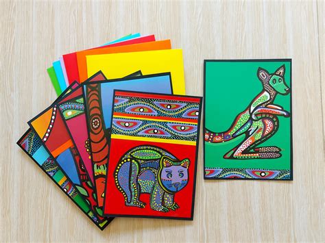 Aboriginal Art Blank Greeting Cards For All Occasions 6 Etsy