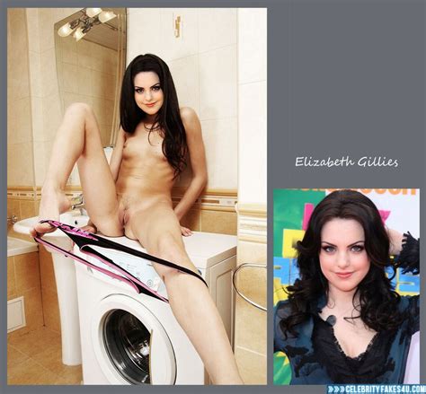 Elizabeth Gillies Tits Panties Down Naked 001 Celebrity Fakes 4U