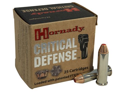 Hornady Critical Defense Mag Ammo Grain Hornady Ftx Polymer