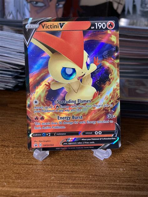 Victini V SWSH104 Pokemon TCG Black Star Promo Ultra Rare Near Mint