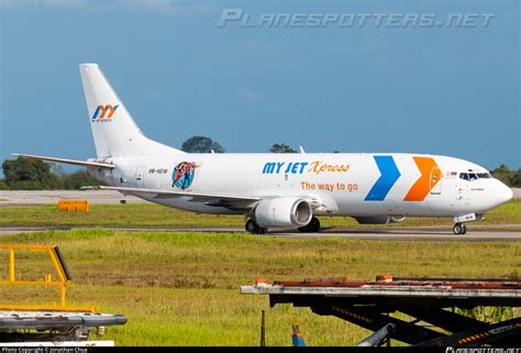 9M NEW MY Jet Xpress Airlines Boeing 737 42J SF Photo By Jonathan Chua