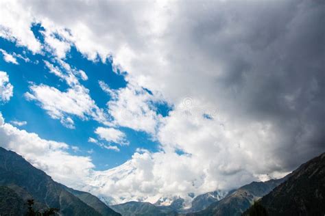 Fairy Meadows Nanga Parbat Blue Sky Clouds Beautiful Landscape