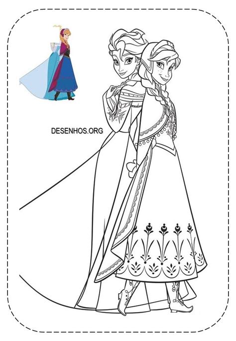 209 Desenhos Frozen 1 E 2 Para Imprimir E Colorir Páginas Para Colorir Desenho Frozen