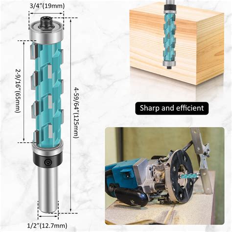 Inch Shank Flush Trim Router Bit Carbide Double Bearing Spiral