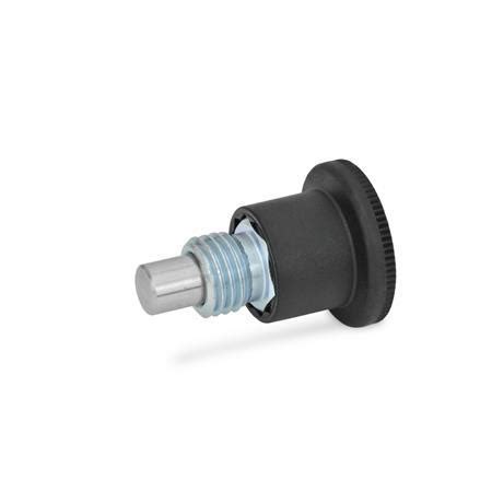 GN 822 6 Steel Mini Indexing Plungers Lock Out And Non Lock Out With