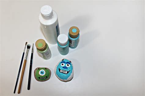 Monster Painted Rocks Fun And Easy Craft For Kids Or Garden