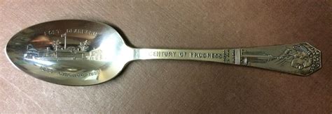 Chicago World S Fair Century Of Progress Souvenir Spoon Black