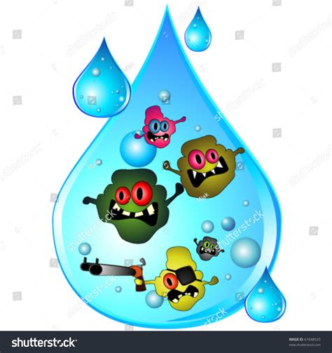 Drop Dirty Water Stock Vector (Royalty Free) 61648525 | Shutterstock