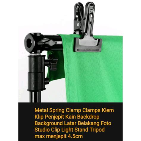 Jual Metal Spring Clamp Clamps Klem Klip Penjepit Kain Backdrop