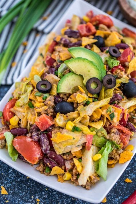 Taco Salad Recipe [video] Recipe Taco Salad Taco Salad Recipes