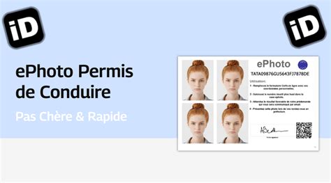 EPhoto Permis de Conduire Économisez offre spéciale