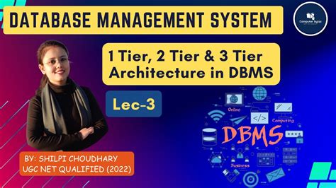 Dbms Lec 3 1 Tier 2 Tier And 3 Tier Architecture With Example