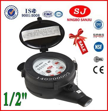 Multi Jet Dry Dial Nylon Plastic Body Dn Mm Class B Water Meter Lxsg