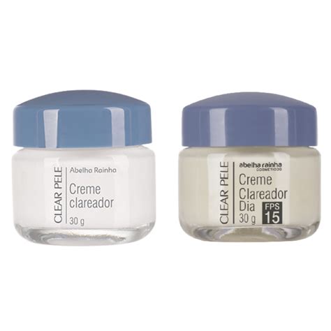 Kit Clareador Facial Creme Noturno G Diurno Fps G Para Clarear