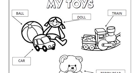 Atividades De Ingl S Toys And Numbers